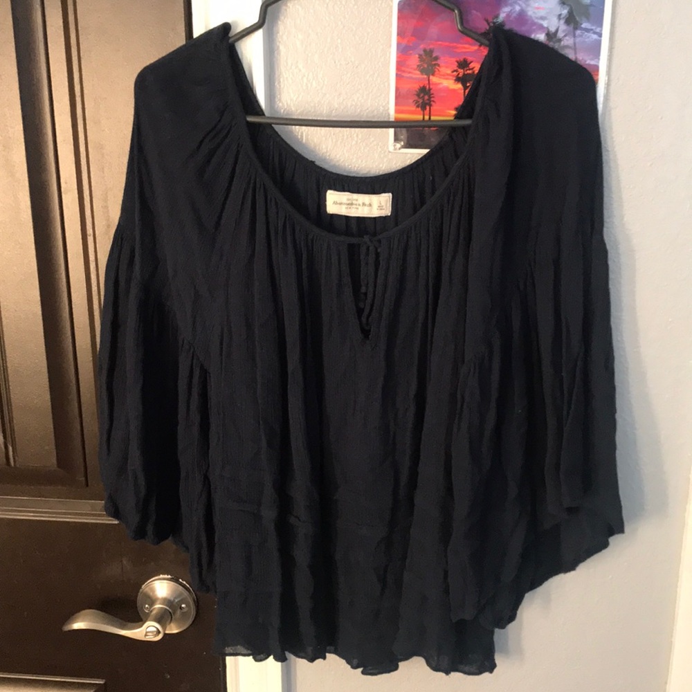 Navy blue top